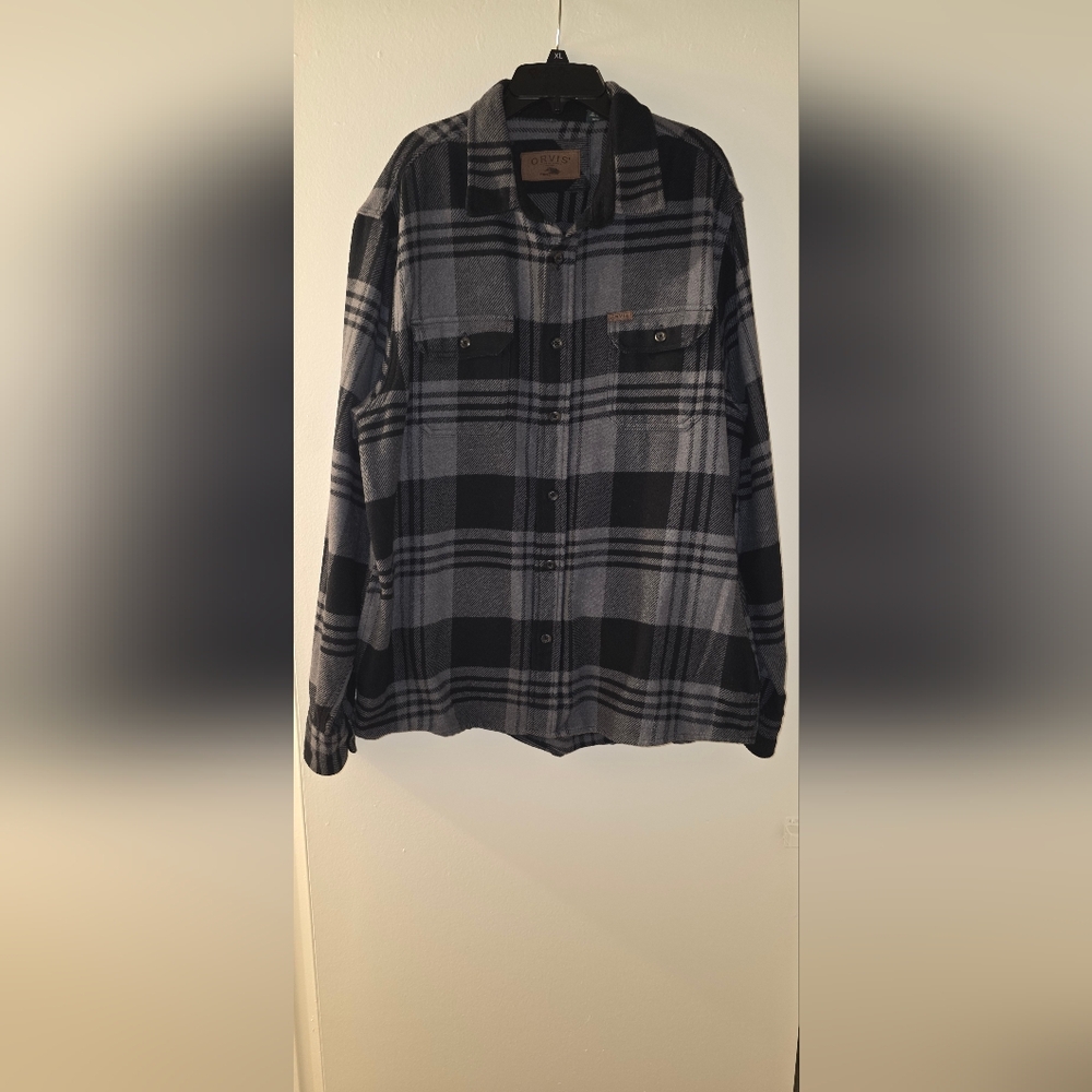 Orvis Men's Plaid Shirt
